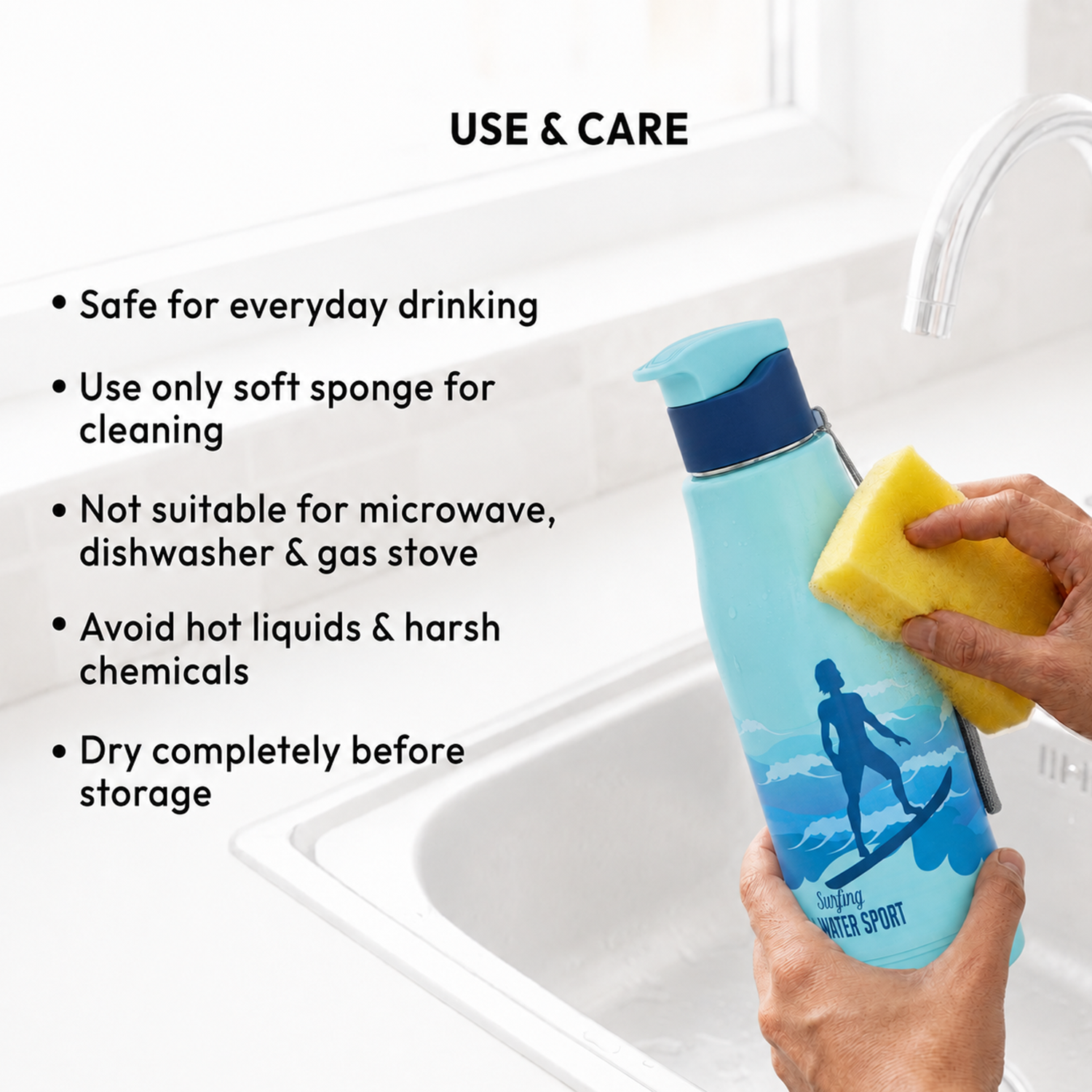 Nakoda Force 900 Insulated Water Bottle, 630ml