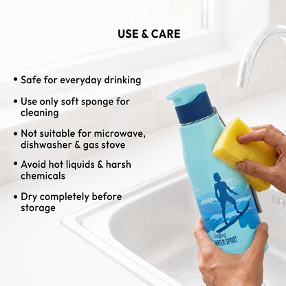 Nakoda Force 900 Insulated Water Bottle, 630ml