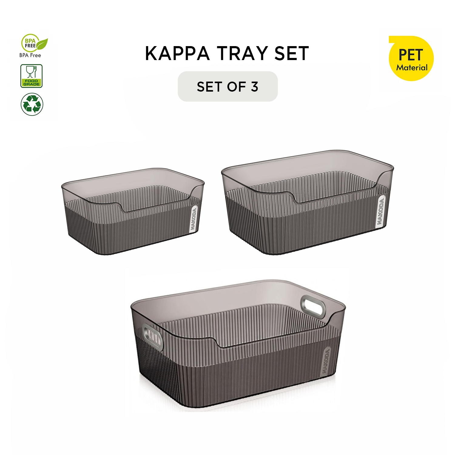 NAKODA KAPPA TRAY SET OF 3 | TRAY SET
