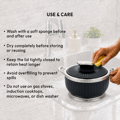 Nakoda ROSETTE DLX 2000 Insulated Casserole
