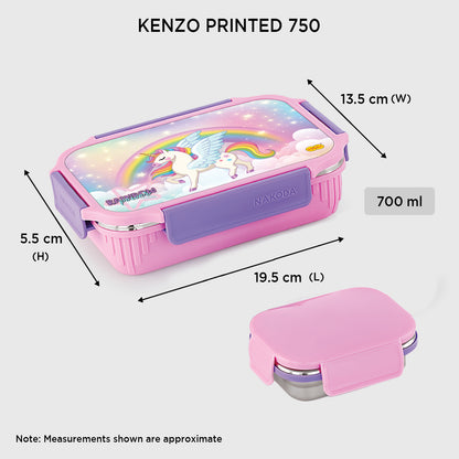 Nakoda KENZO PRINTED 750 | School Tiffin Box