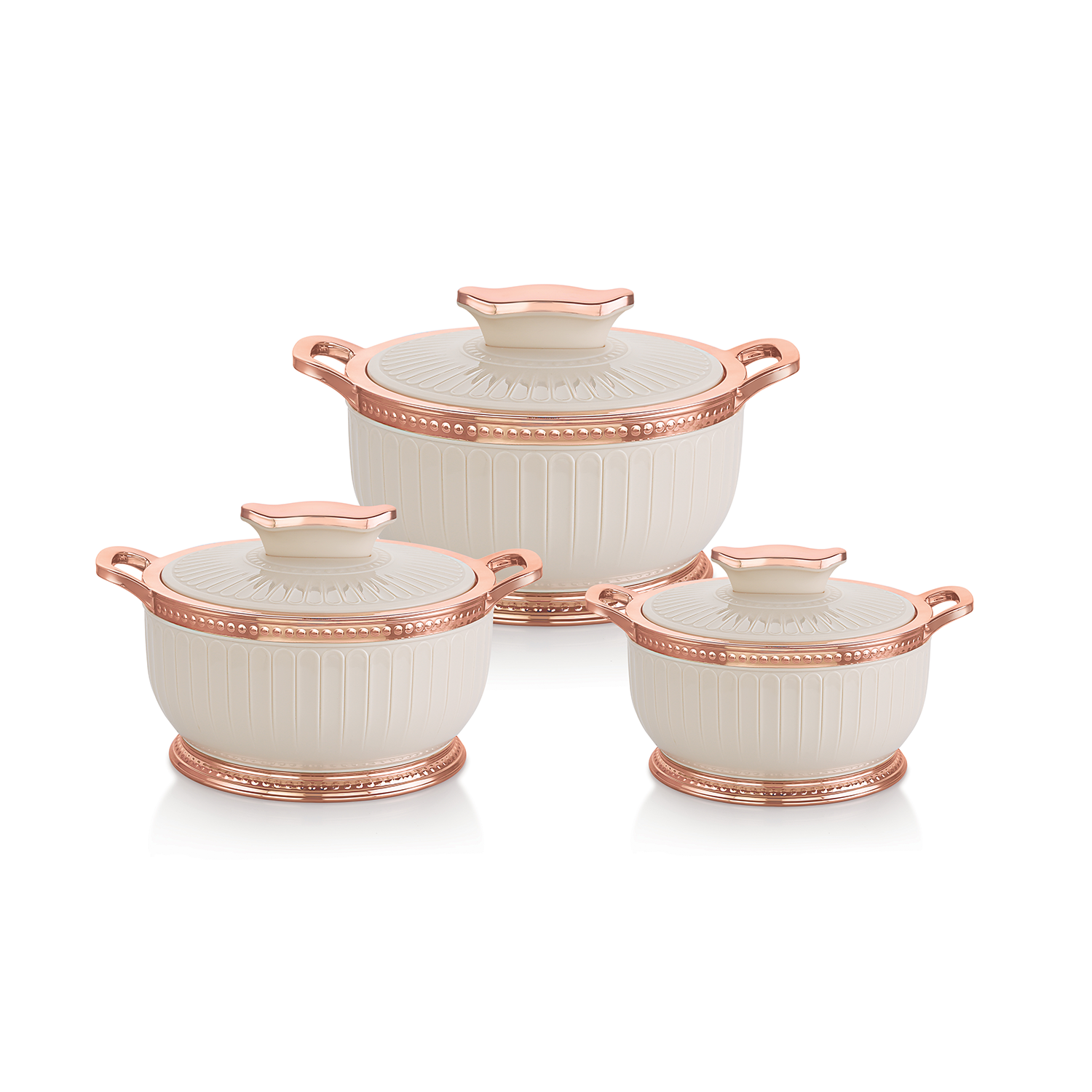 Nakoda ROSETTE SET DLX - 500/1000/1500 | Insulated Casserole Set