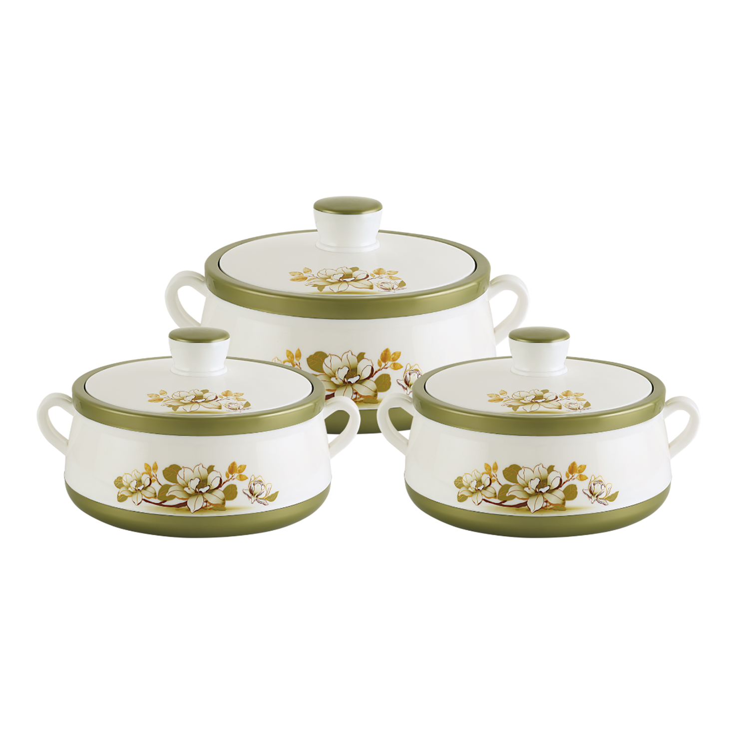 Nakoda AMBER SET PLAIN - 1000/1500/2000 | Insulated Casserole Set