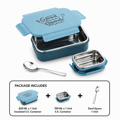 Nakoda DELTIN PLAIN 750 | School Tiffin Box
