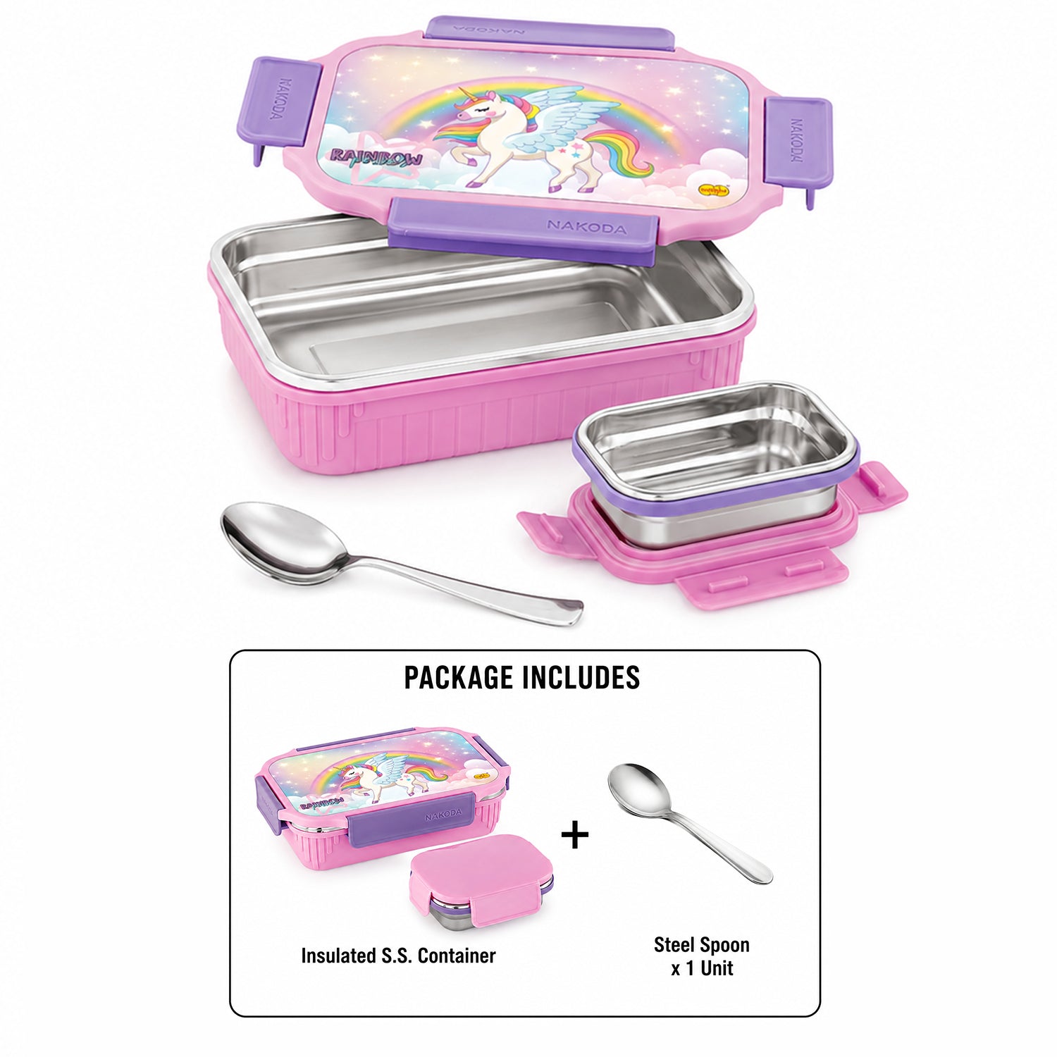 Nakoda KENZO PRINTED 1000 | School Tiffin Box