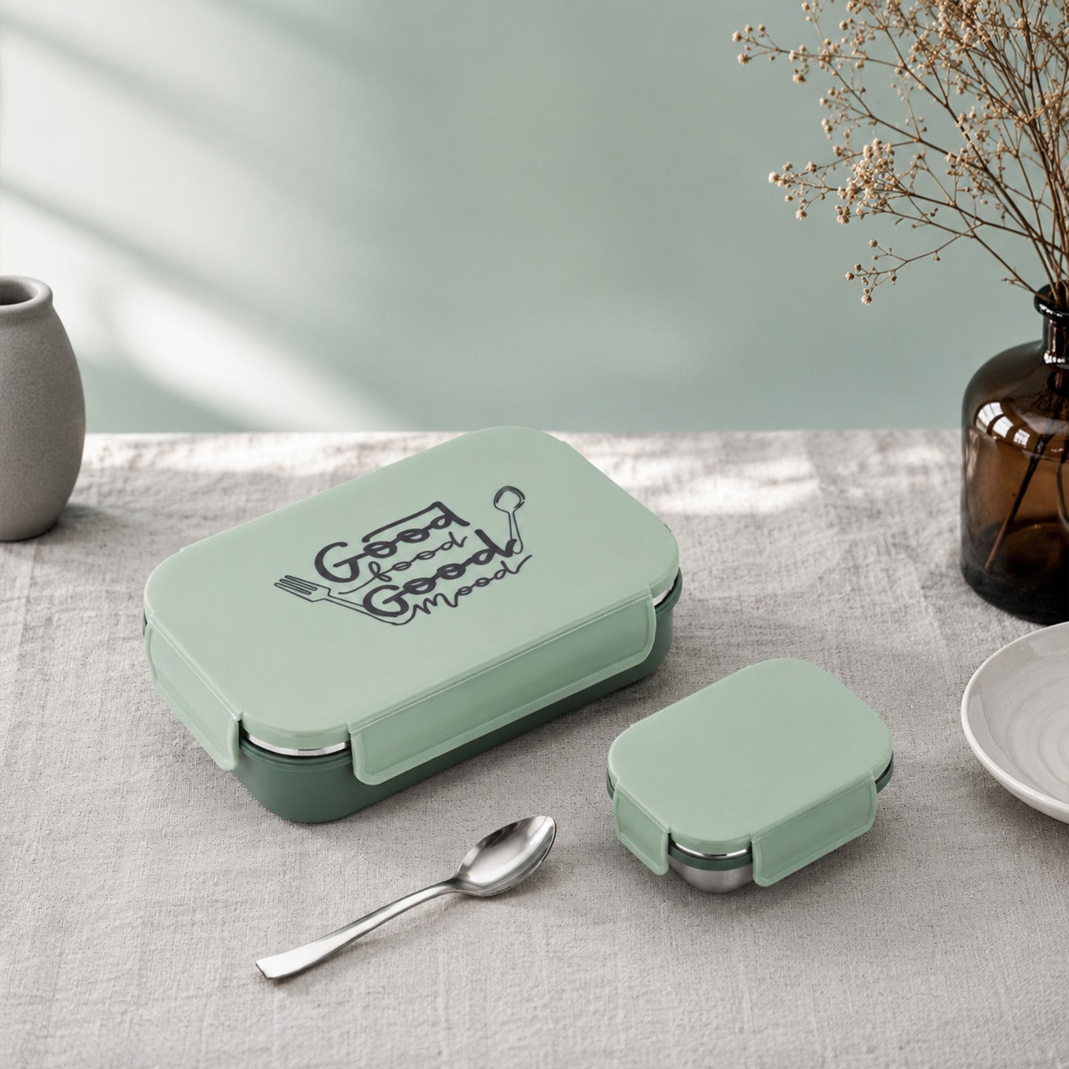 Nakoda DELTIN PLAIN 750 | School Tiffin Box