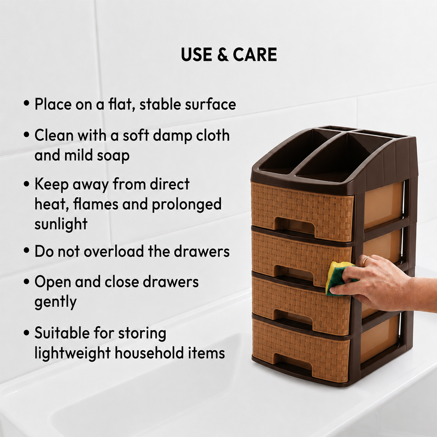 Nakoda PRIDE PLASTIC DRAWER IV TIER