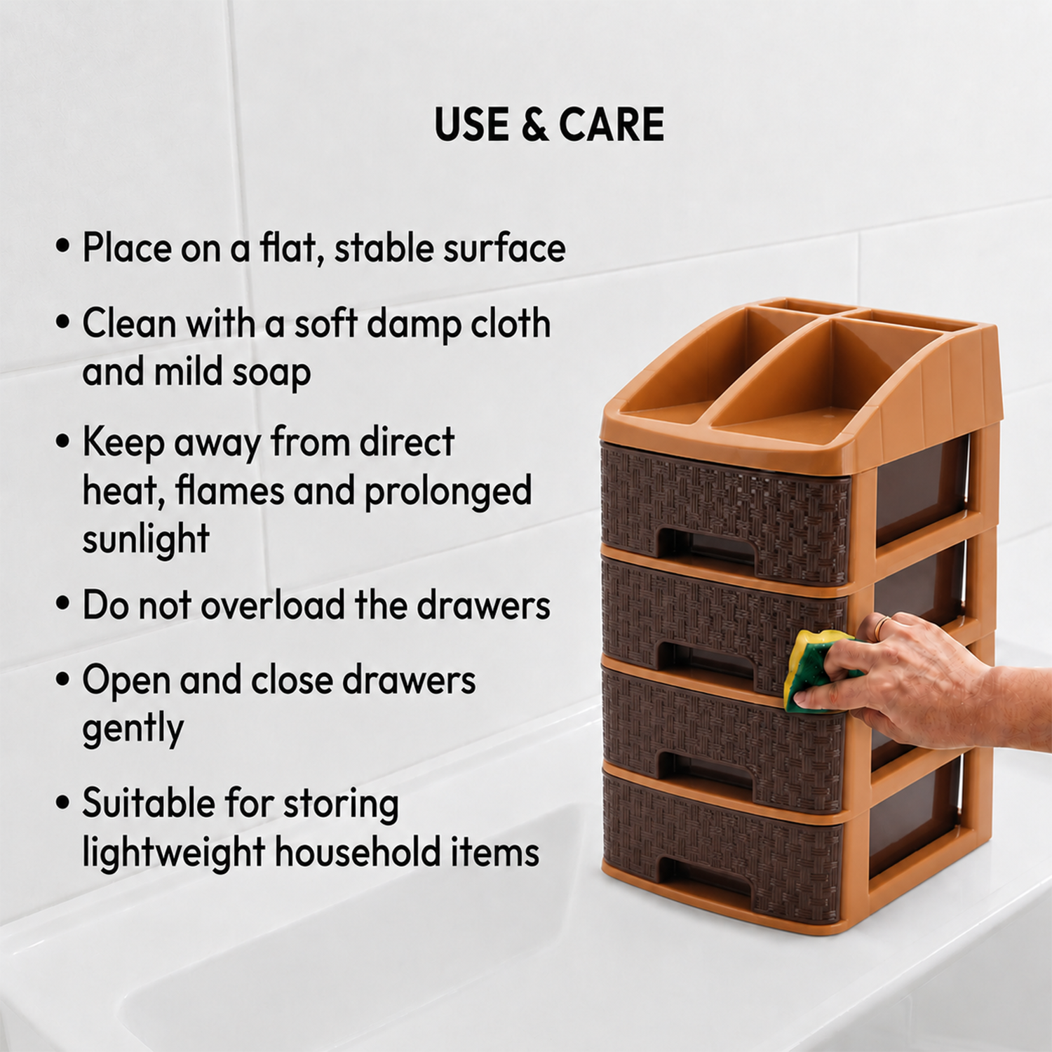 Nakoda PRIDE PLASTIC DRAWER IV TIER