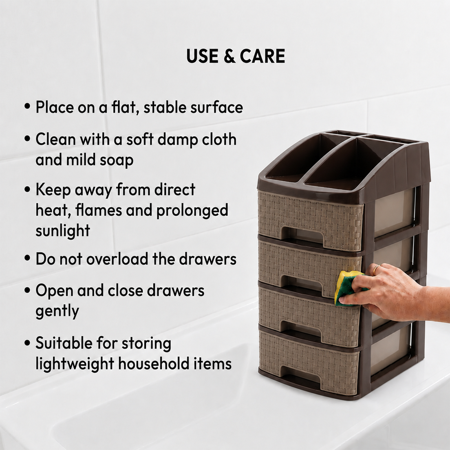Nakoda PRIDE PLASTIC DRAWER IV TIER