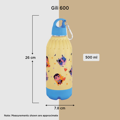 Nakoda Gili 600 Insulated Water Bottle, 500ml