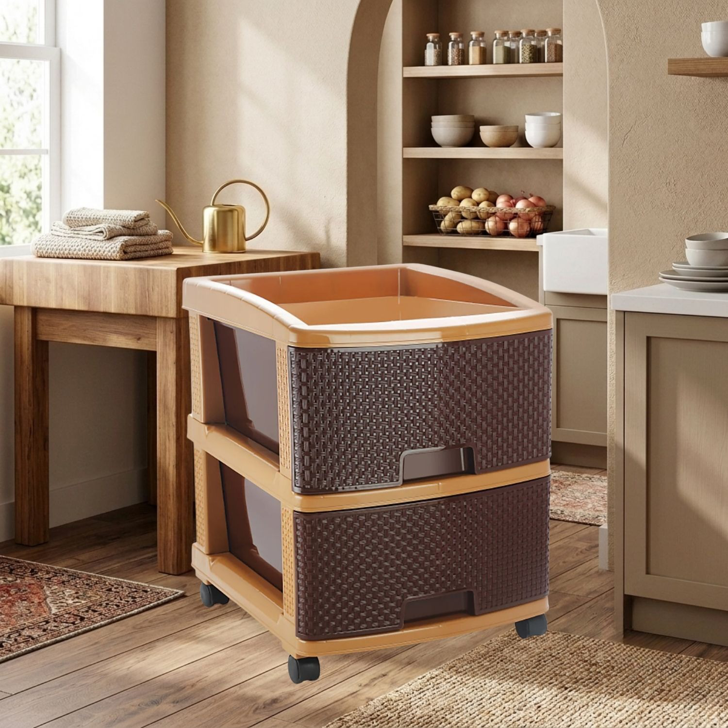 Nakoda PLATINA PLASTIC DRAWER II TIER