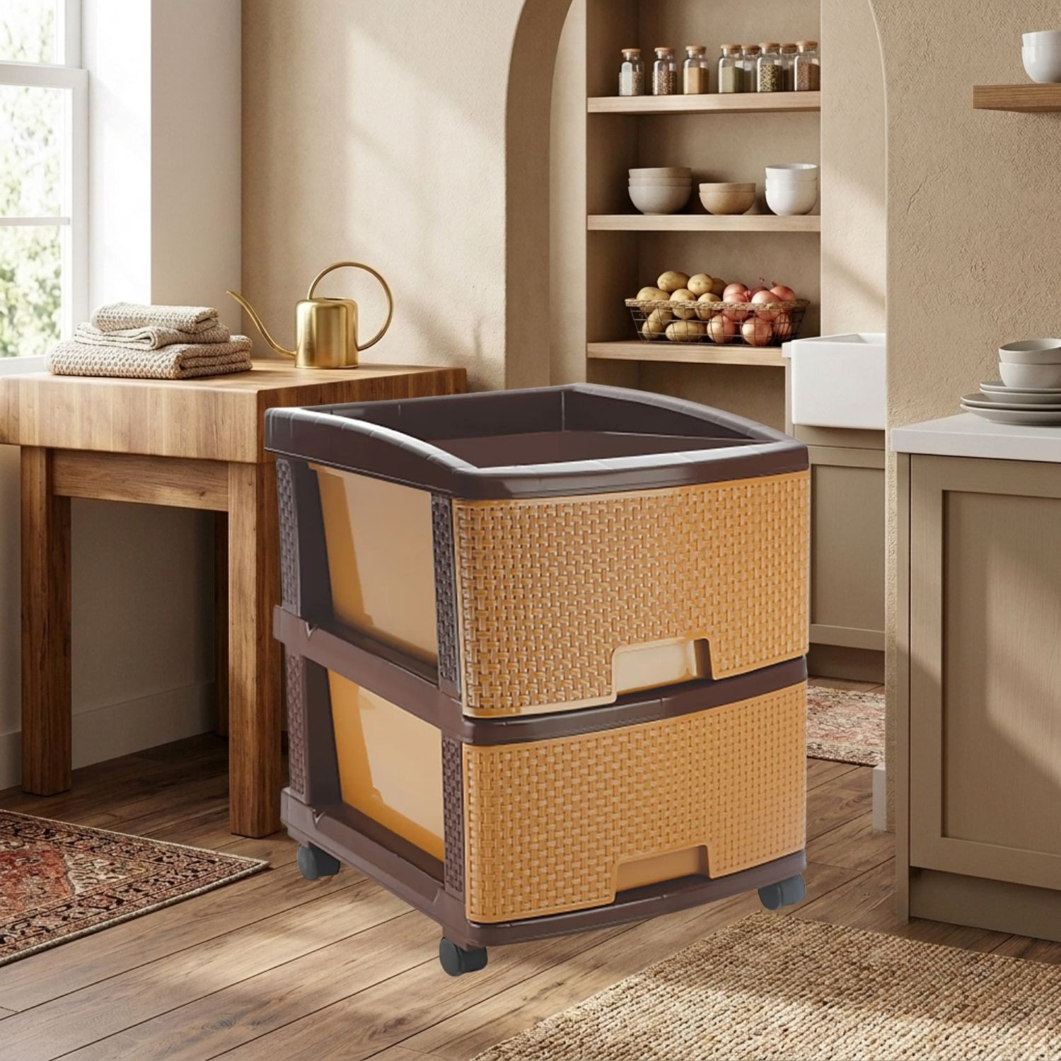 Nakoda PLATINA PLASTIC DRAWER II TIER