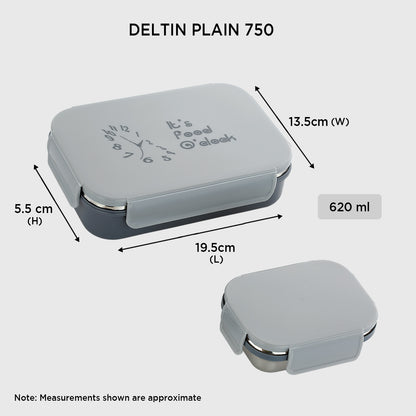 Nakoda DELTIN PLAIN 750 | School Tiffin Box