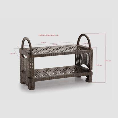 Nakoda FUTURA SHOE RACK II TIER