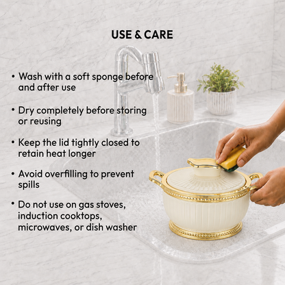 Nakoda ROSETTE DLX 1000 Insulated Casserole