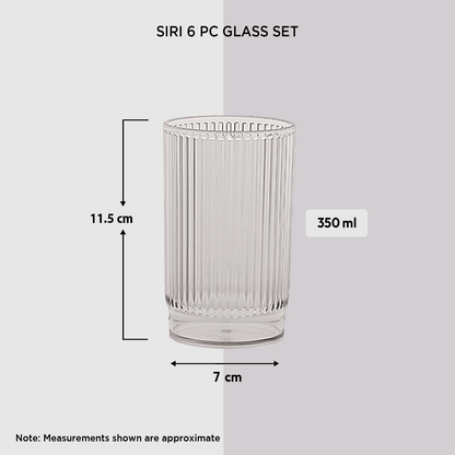 Nakoda SIRI 6 PC GLASS SET