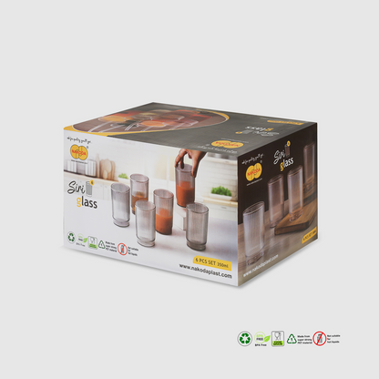 Nakoda SIRI 6 PC GLASS SET