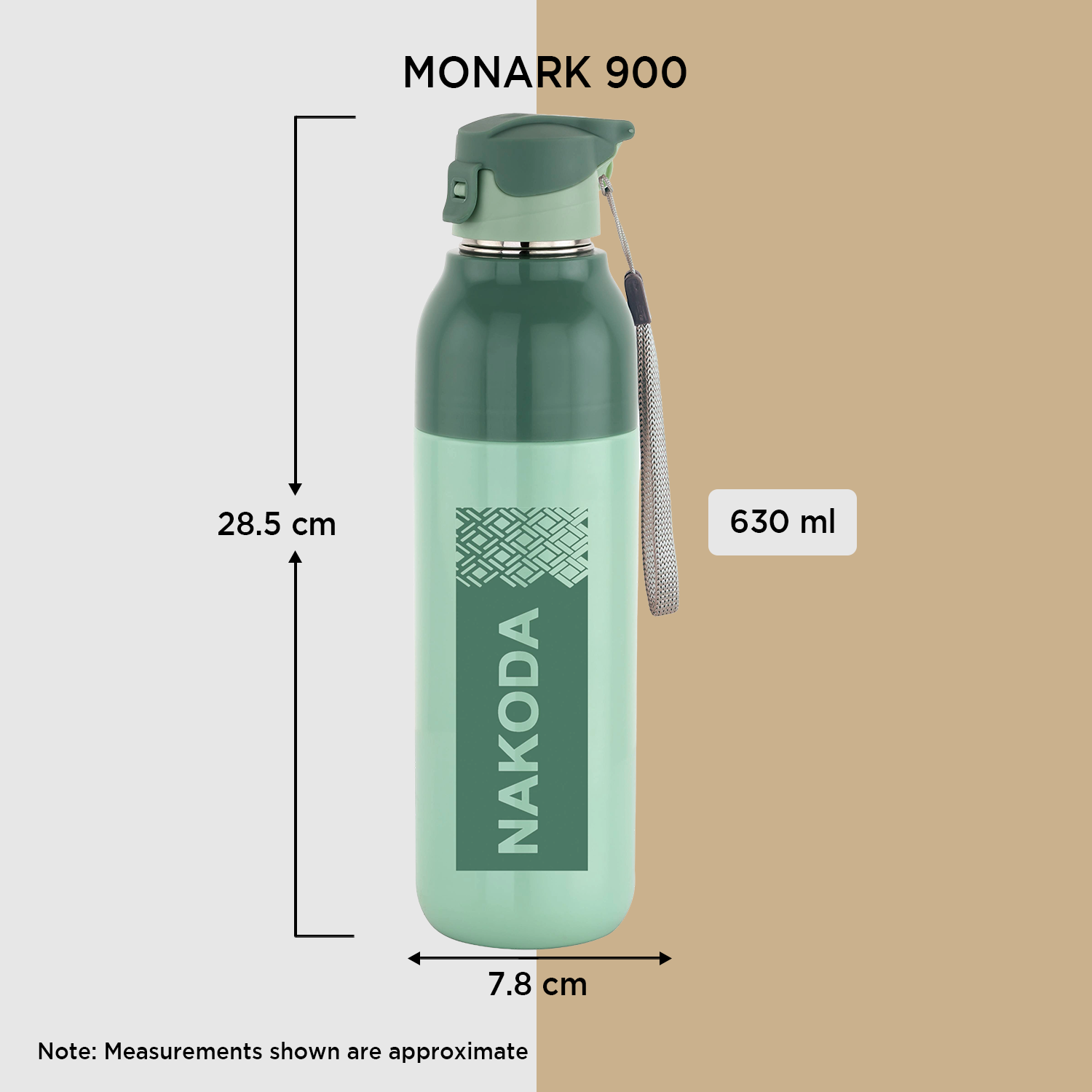 Monark 900 Insulated Water Bottle, 630ml