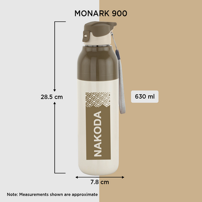Nakoda Monark 600 Insulated Water Bottle, 540ml