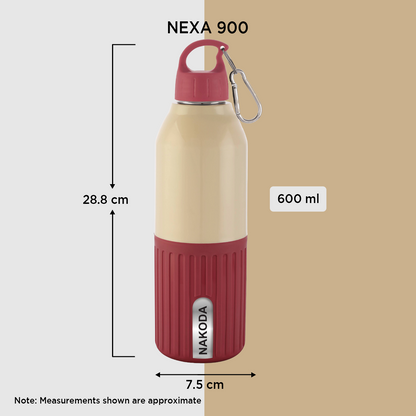 Nexa 900 Insulated Water Bottle, 600ml