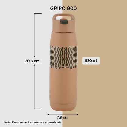 Gripo 900 Insulated Water Bottle, 630ml
