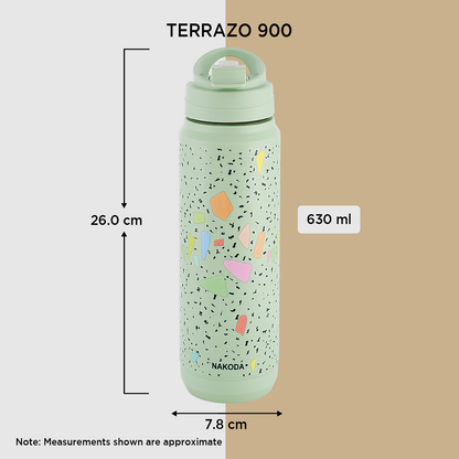 Terrazo 900 Insulated Water Bottle, 630ml