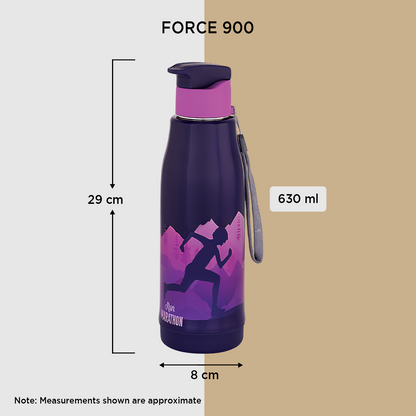 Nakoda Force 900 Insulated Water Bottle, 630ml