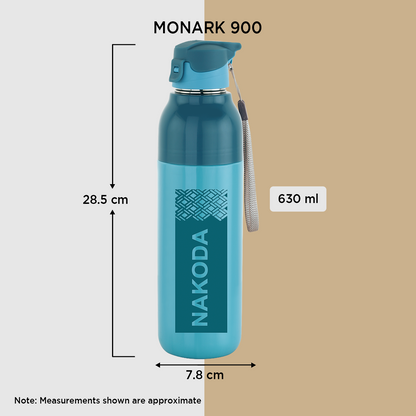 Nakoda Monark 600 Insulated Water Bottle, 540ml