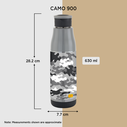 Camo 900 Insulated Water Bottle, 630ml