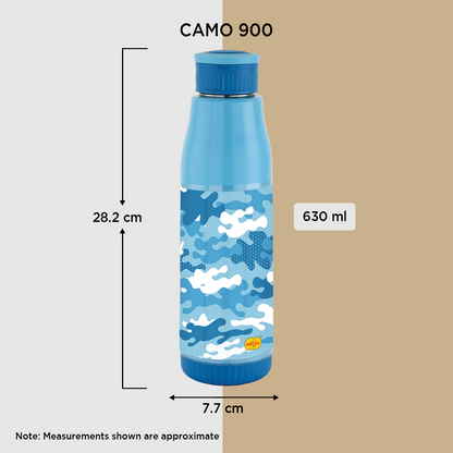 Camo 900 Insulated Water Bottle, 630ml
