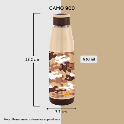 Camo 900 Insulated Water Bottle, 630ml