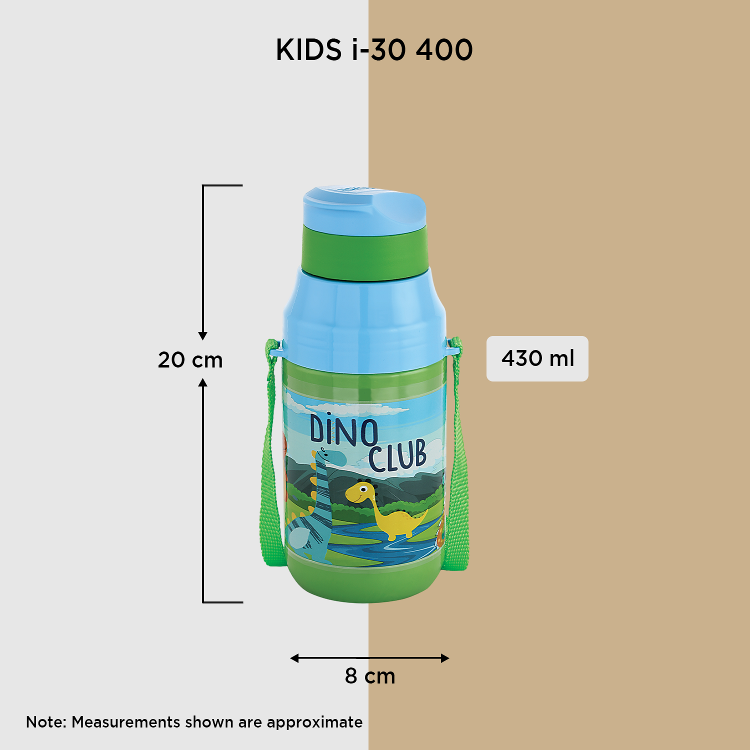 Nakoda Kids i-30 400 Insulated Water Bottle, 430ml