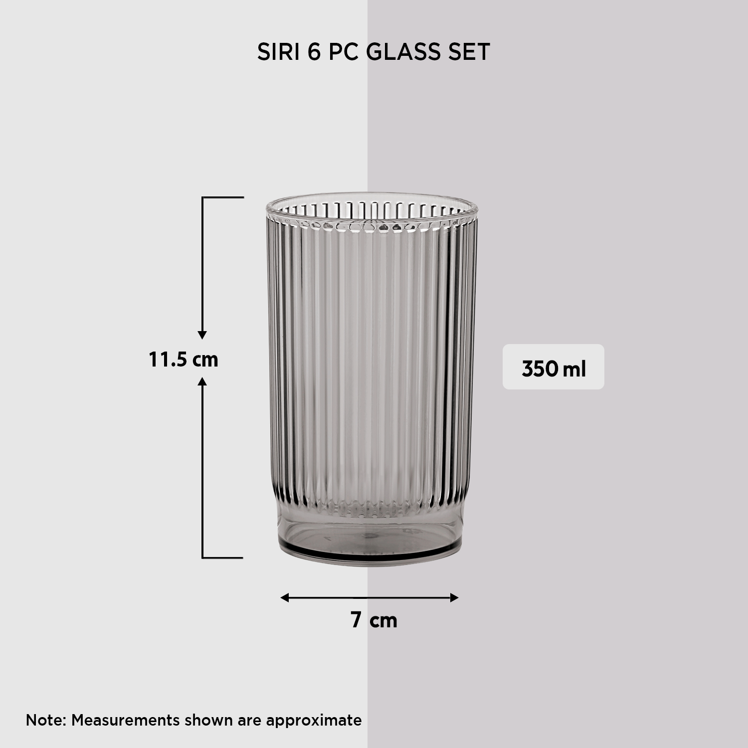 Nakoda SIRI 6 PC GLASS SET