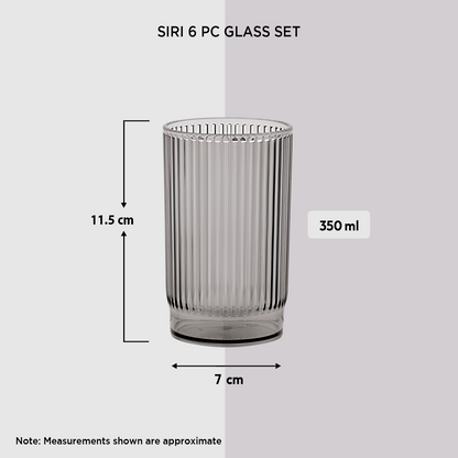 Nakoda SIRI 6 PC GLASS SET