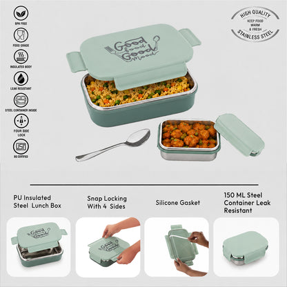 Nakoda DELTIN PLAIN 750 | School Tiffin Box