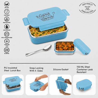 Nakoda DELTIN PLAIN 750 | School Tiffin Box