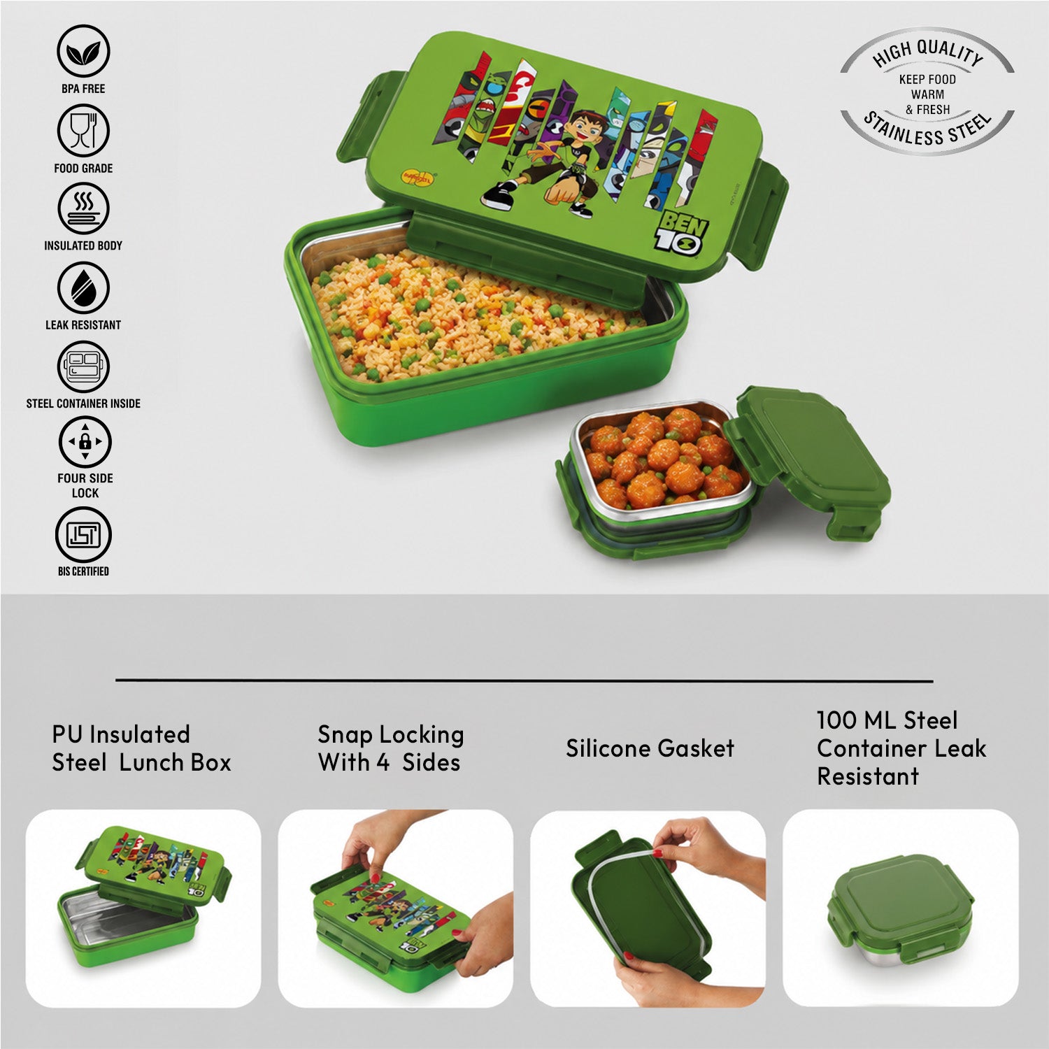 Nakoda PUNCH PRINTED | School Tiffin Box