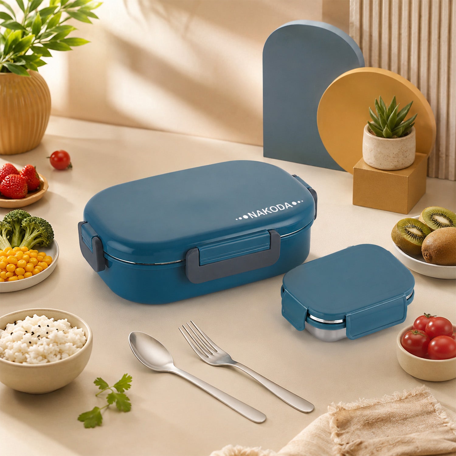 Nakoda SONET PLAIN BIG | School Tiffin Box
