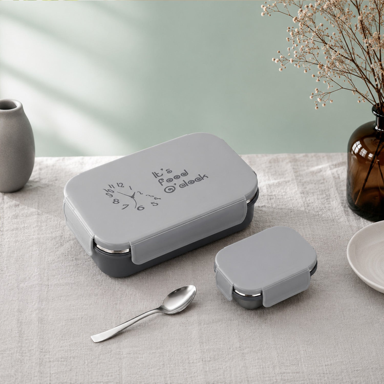 Nakoda DELTIN PLAIN 750 | School Tiffin Box