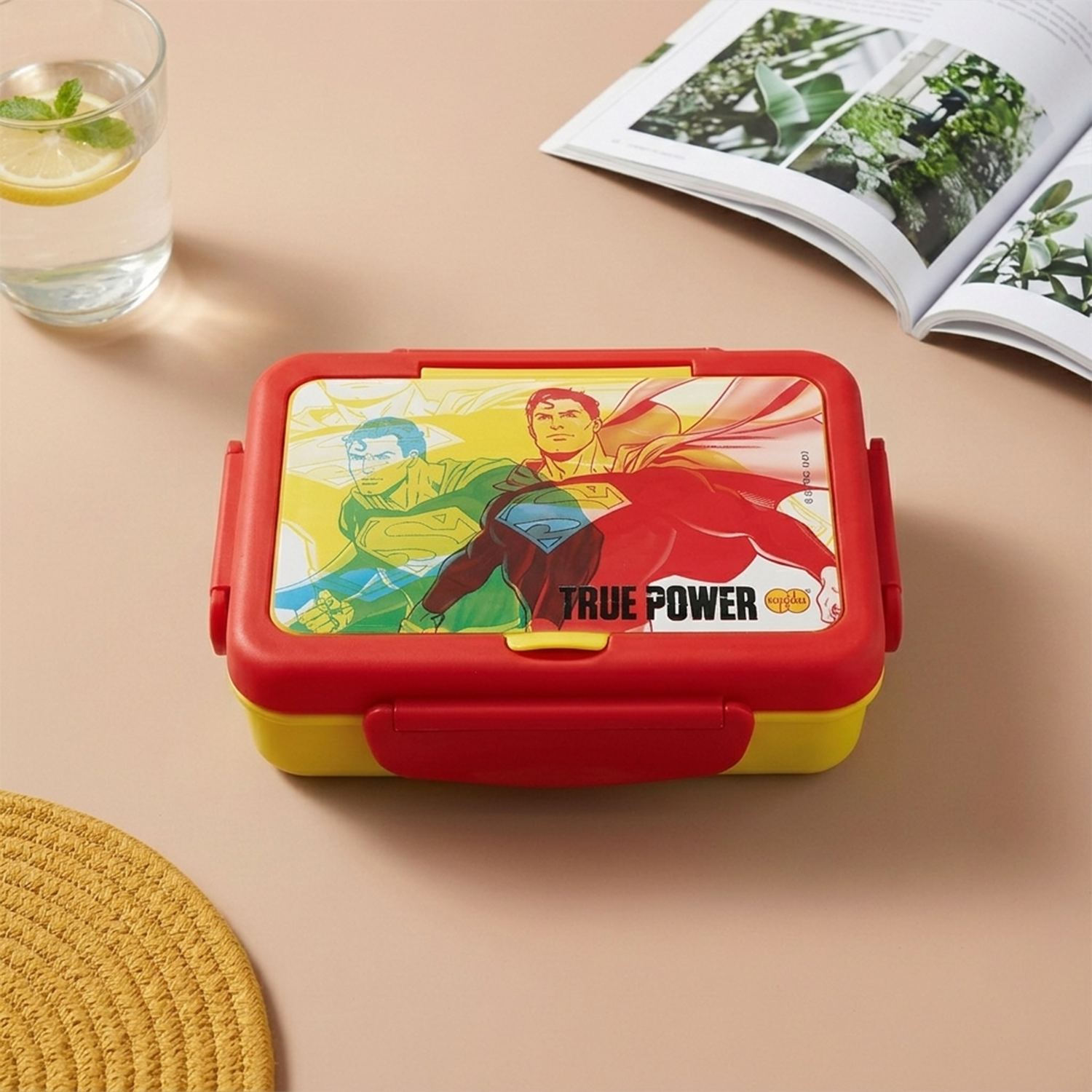 Nakoda NIOS PRINTED BIG | 3 Partition | School Tiffin Box