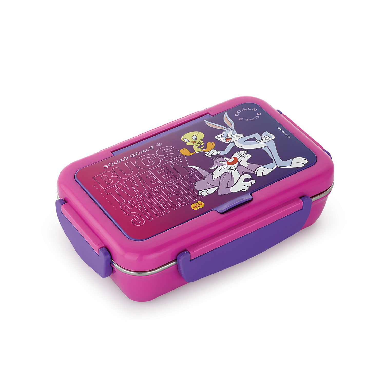 Nakoda NIOS PRINTED SMALL | 3 Partition | School Tiffin Box
