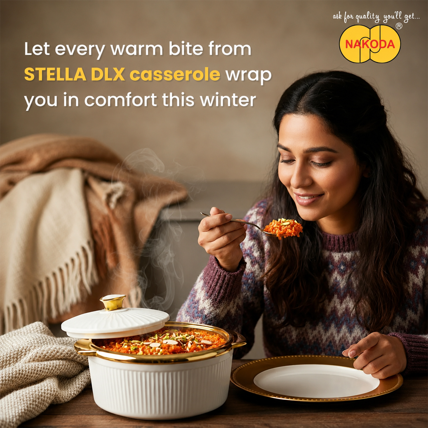 Nakoda STELLA DLX 1500 Insulated Casserole