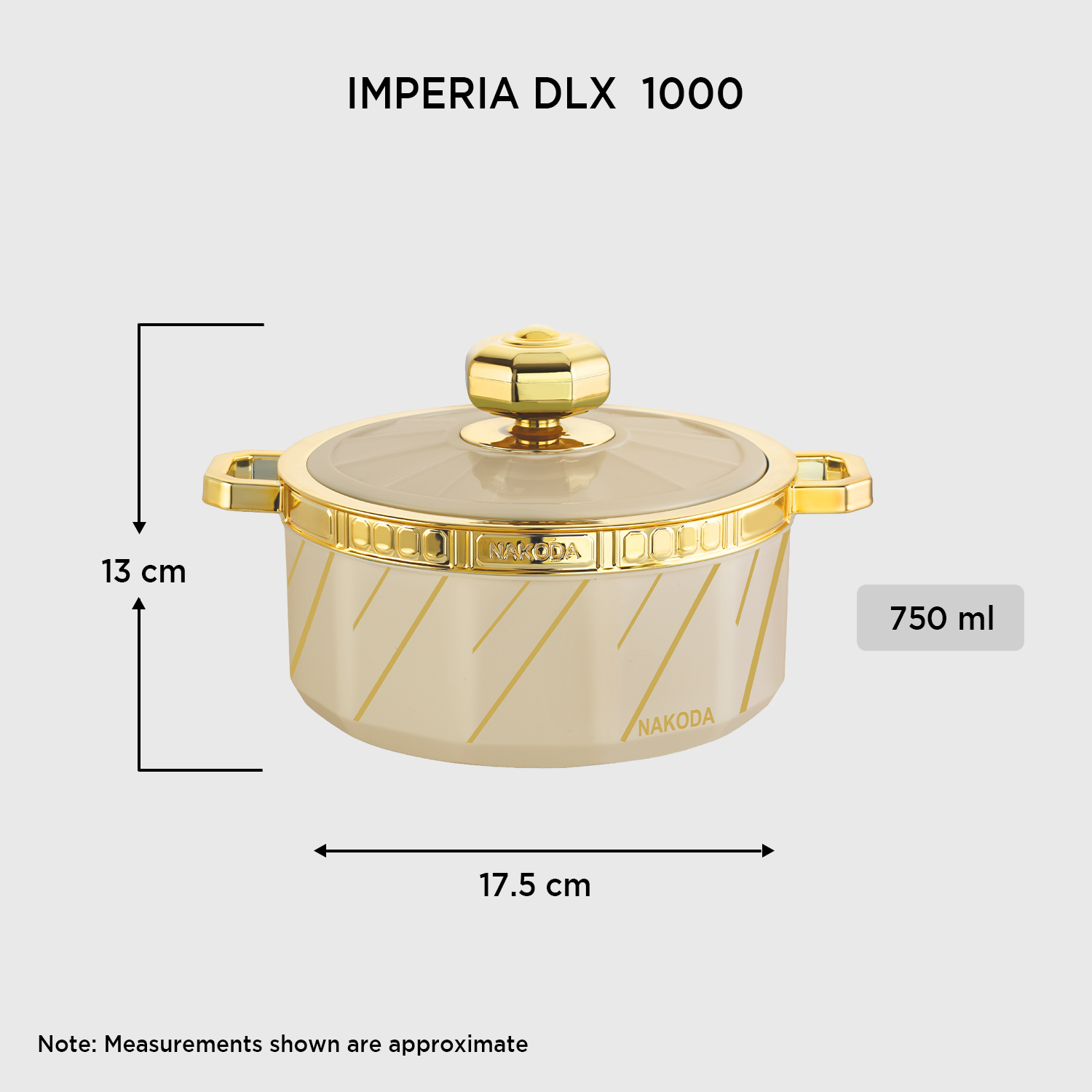 Nakoda IMPERIA DLX 1000 Insulated Casserole