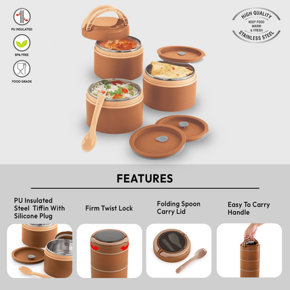 Nakoda Delta Office Tiffin, 3 Compartments