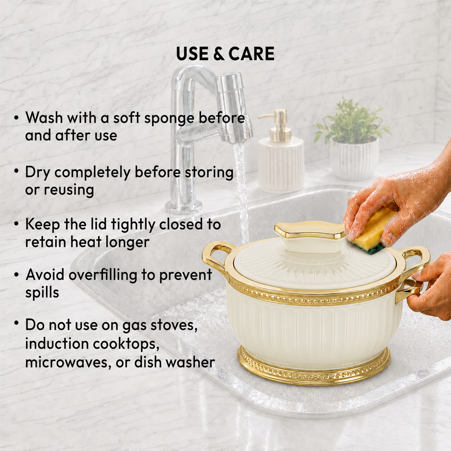Nakoda ROSETTE DLX 2000 Insulated Casserole