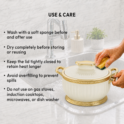 Nakoda ROSETTE DLX 2000 Insulated Casserole