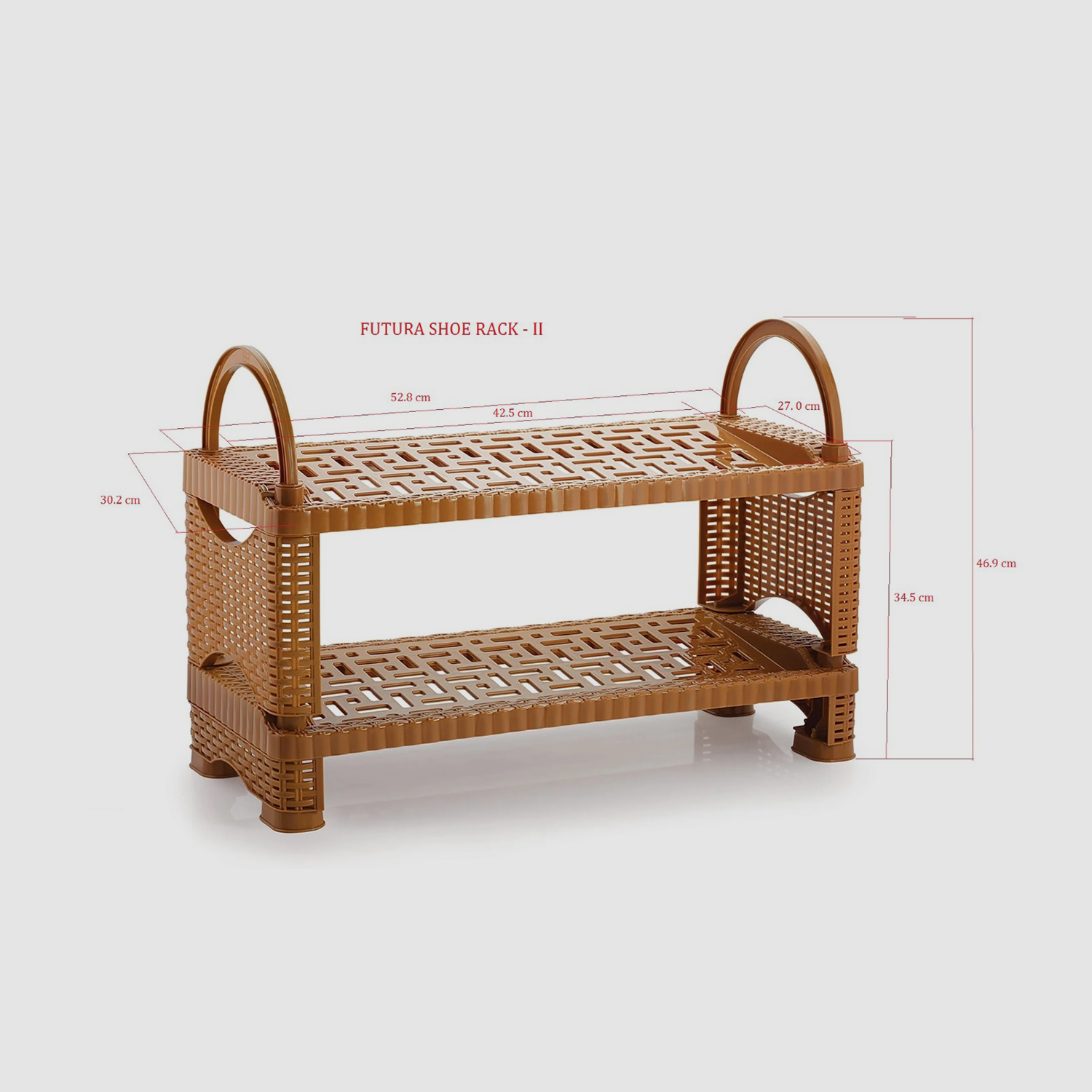 Nakoda FUTURA SHOE RACK II TIER