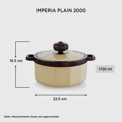 Nakoda IMPERIA PLAIN 2000 Insulated Casserole