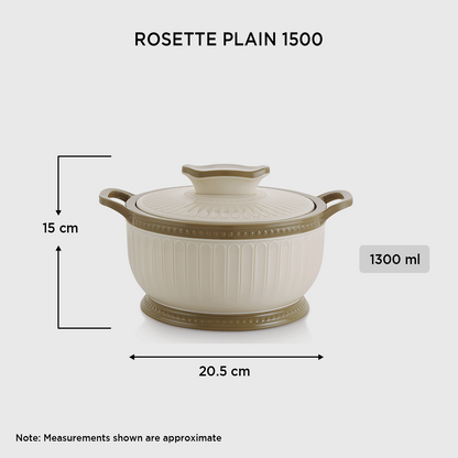 Nakoda ROSETTE PLAIN 1500 Insulated Casserole