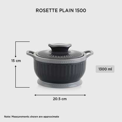 Nakoda ROSETTE PLAIN 1500 Insulated Casserole